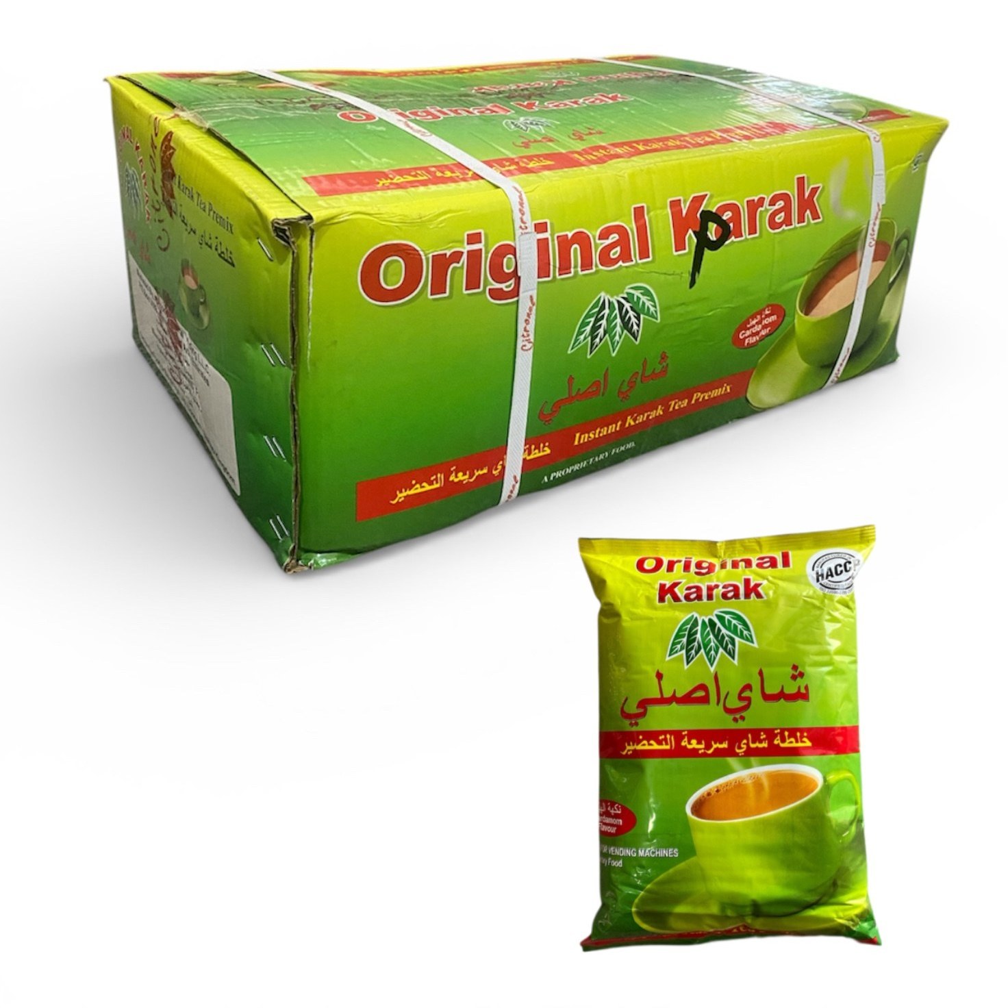چای کرک اصلی یک کیلو هندی با طعم هل کارتن 16عددی (با کمترین هزینه ارسال در ترب) تضمین اصالت کالا